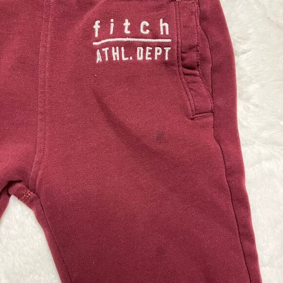 Abercrombie & Fitch Vintage Red Sweatpants XXS-XS - Picture 3 of 8
